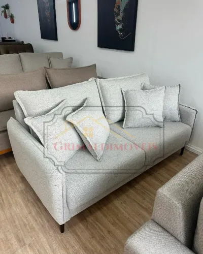 Sofá retro com braço slim super moderno