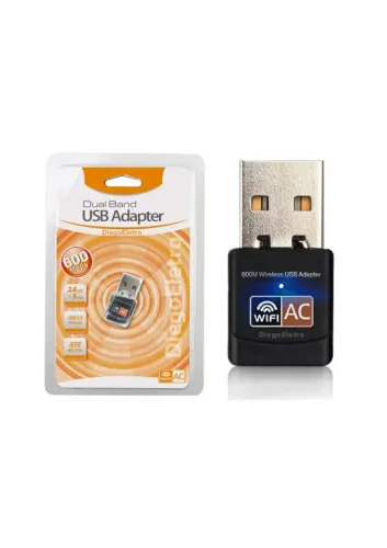 ADAPTADOR USB WI FI 600 MBPS DUAL BAND 2 / 5G