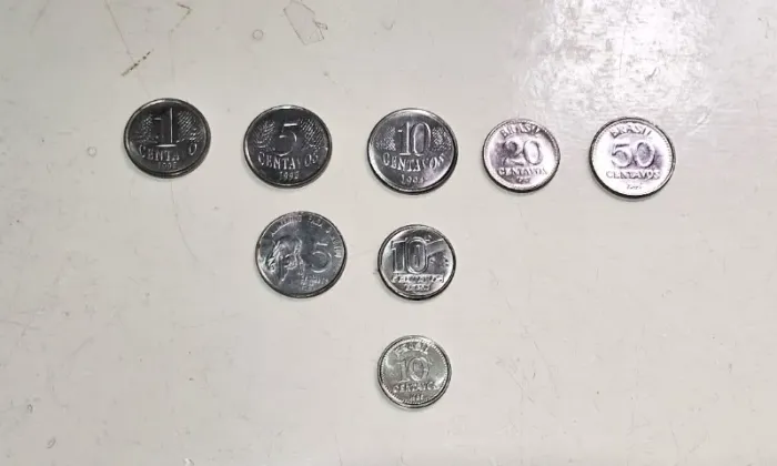 Coleção Moedas Antigas - Centavos - 9 Moedas