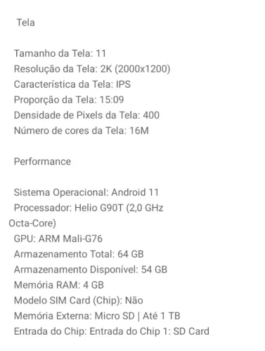 Tablet Motorola Moto Tab G