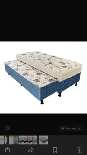 PROMOÇÃO* CAMA BOX MALU CHARM LUXO C/ AUXILIAR 88X52 *R$750,00