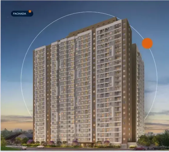 Astro Santa Marina, 33 a 38 m², 2 quartos, Na planta