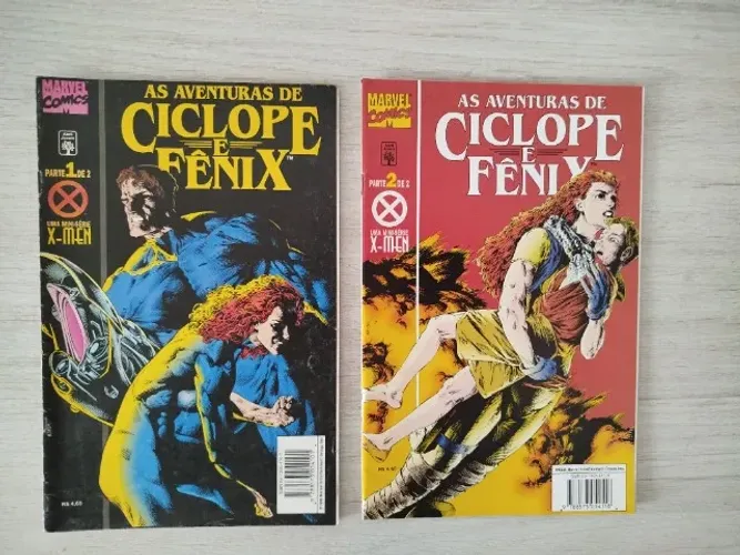 HQ Quadrinhos As Aventuras de Ciclope e Fênix (completo em 2 edições)