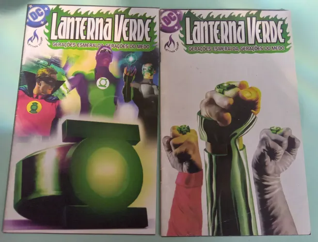 Mini série em duas edições Lanterna Verde - Gerações Esmeralda da mythos editora