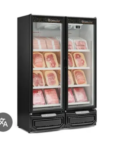NZ. Expositor refrigerado até -6?C 2 portas GELOPAR 