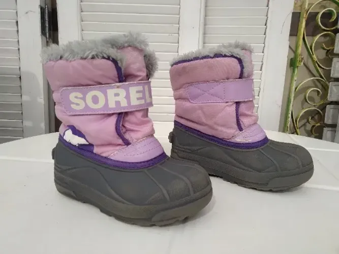 Bota De Neve Infantil Sorel Tamanho 13 Usa 18cm De Palmilha