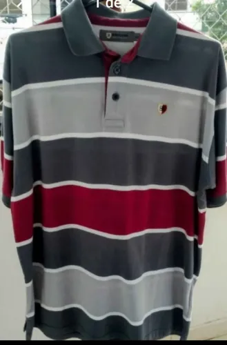 CAMISA GOLA POLO LISTRADA!