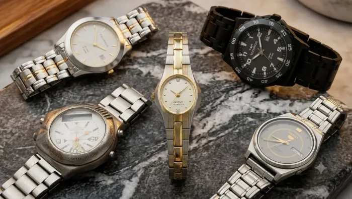 Lote de Relógios Originais - Technos, Seiko, Casio e Orient