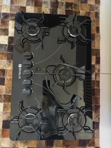 Cooktop 5 bocas seminovo