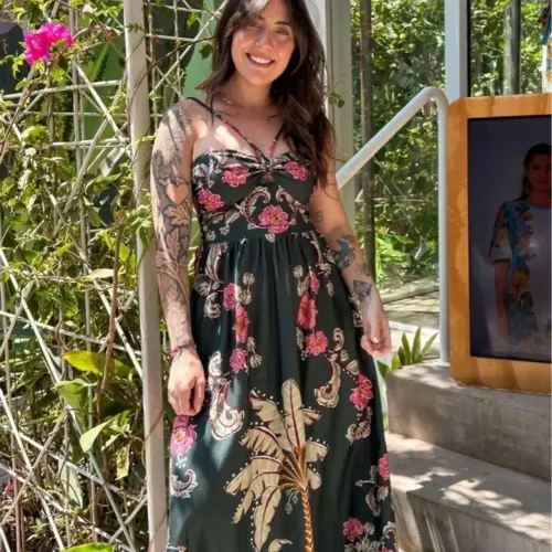 Vestido farm ravenala tamanho PP