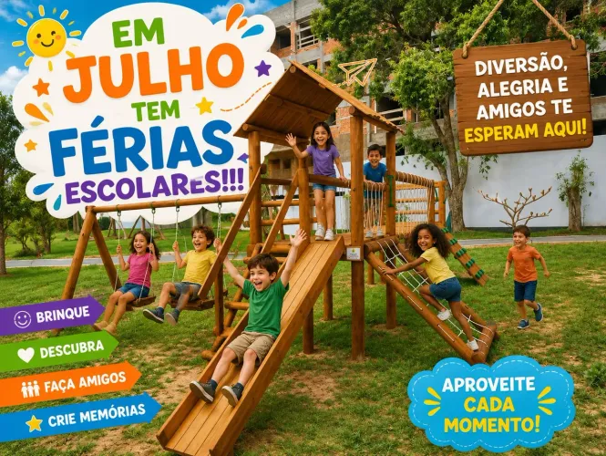 Parquinho férias escolares