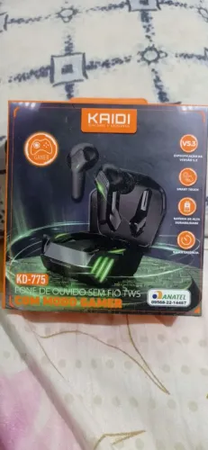 Fone de ouvido sem fio tws com modo game