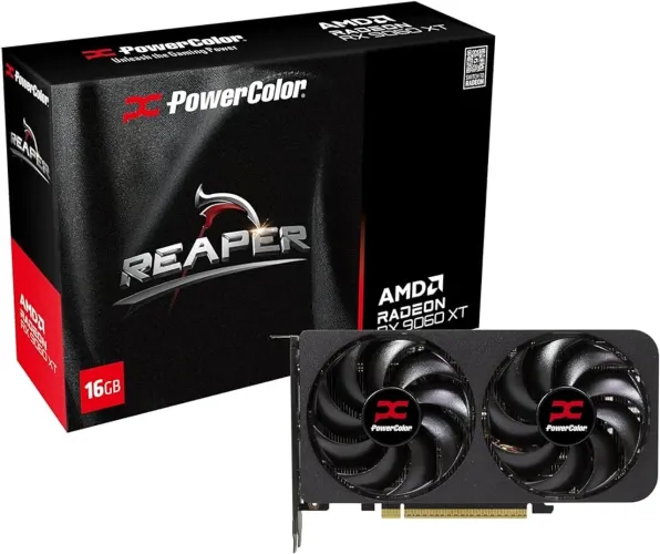Placa de Video AMD RX 9060 XT 16GB Reaper LACRADA com NOTA FISCAL