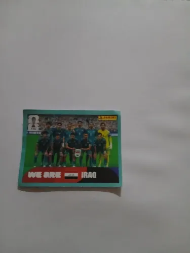 Figurinha panini Iraque seleção