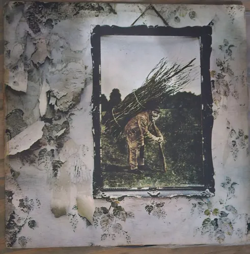 Vinil Led Zeppelin IV, primeira edição nacional. Selo raro.