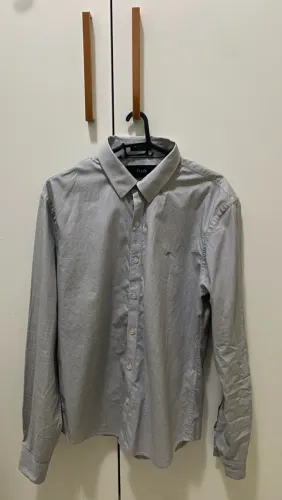 Camisa social Ellus cinza