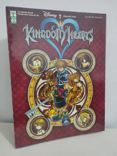 Álbum de Figurinhas Abril - Kingdom Hearts, Game Square / Disney (Incompleto).