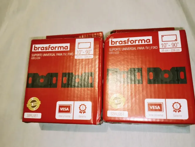 Instalação de suporte de tv 