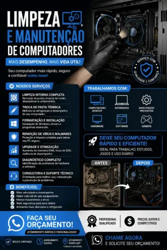 Limpeza em computadores