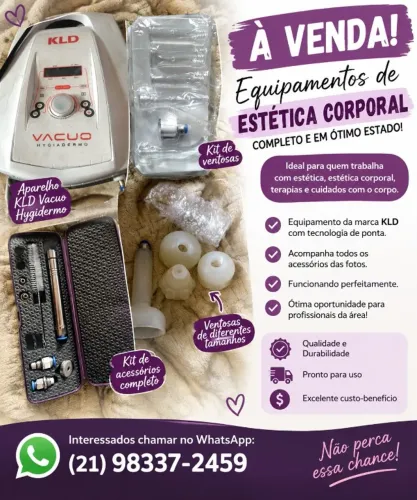APARELHO KLD VACUO HYGIDERMO 