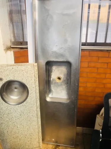 Pia Inox 1,20m com Cuba Bancada Cozinha - Usada