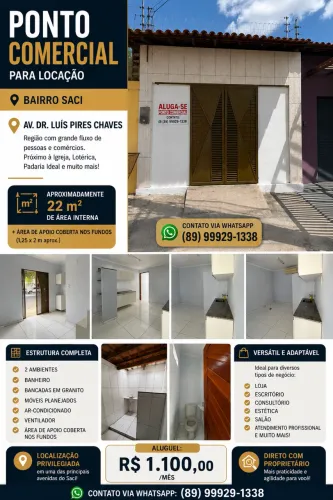 PONTO COMERCIAL- AVENIDA PRINCIPAL SACI