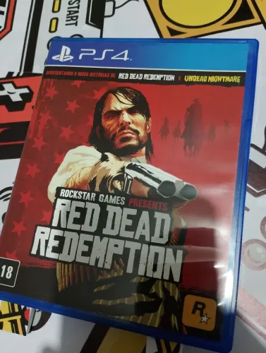 Red Dead Redemption 1 raro completo PS4 faço Olx pay