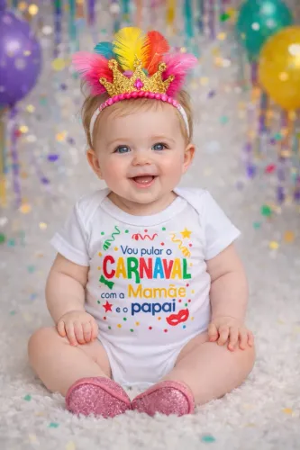 Bodys de carnaval para bebês 
