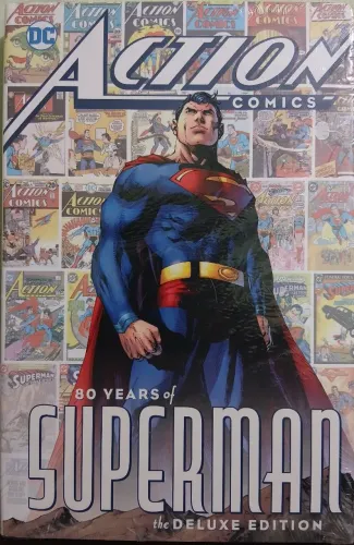 REVISTA 80 YEARS OF SUPERMAN CAPA DURA NOVA E LACRADA