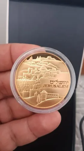 Moeda em ouro de Jerusalém 