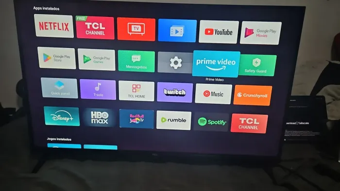 TV Smart TCL 32 polegadas em perfeito estado HDR10 Full HD modelo de 2025