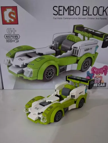 Bloco de montar estilo lego carros famosos