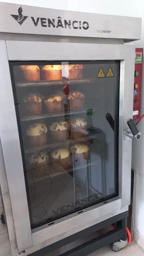 FORNO TURBOGAZ 10 ESTEIRAS VENÂNCIO OTIMO ESTADO+ BRINDE 4 BANDEIJAS DE ALUMINIO