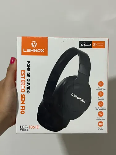 Fone De Ouvido Bluetooth Sem Fio Headset Lehmox Anti-ruído