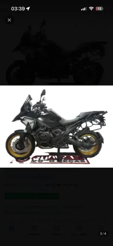 Afastador alforge bmw R1300gs + malas