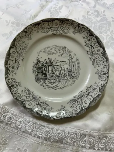Pratos rasos porcelana Schmidt 24cm