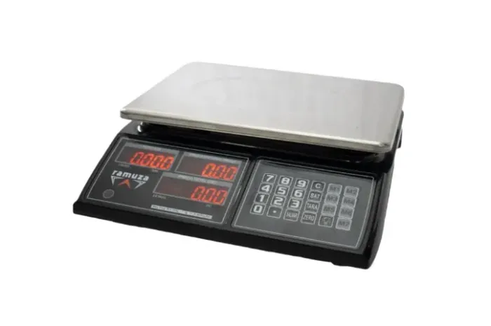 Balança Ramuza - Até 31kg - Prato Inoxidável 31 x 5