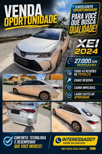 Toyota Corolla XEI 2.0 Flex 16V Aut. 2024