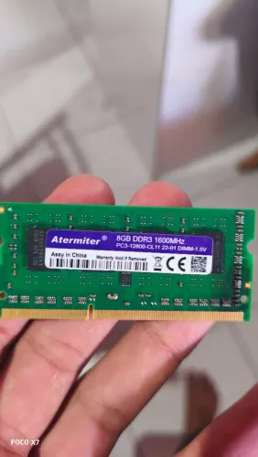 Memórias ram de notebook ddr3 