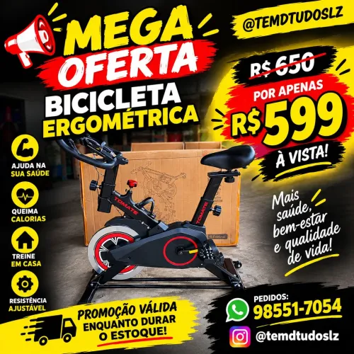 Mega oferta bicicleta ergométrica