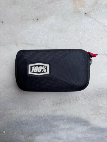 Estojo Case óculos 100% + 2 lentes Ciclismo Mtb Speed Gravel