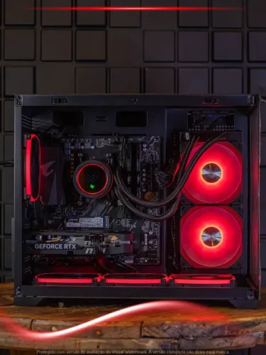 Desktop Gamer Ryzen 7 5800X, RTX 5060 8GB, 32GB, NVMe 1TB, WC 240mm, Fonte 650W