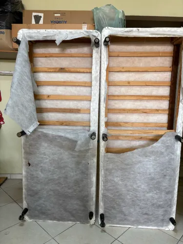 Cama box e colchão castor queen 