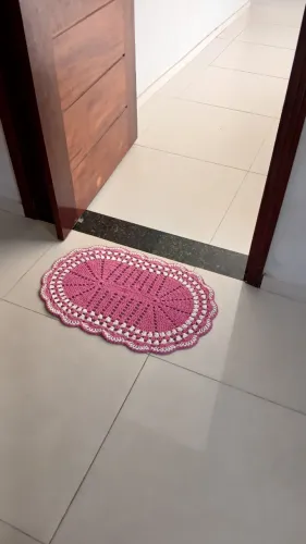 Tapete de crochê 