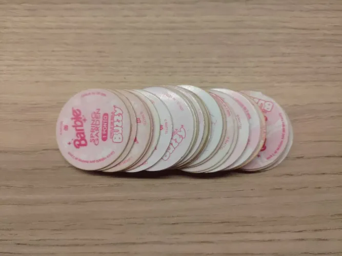 Tazos Barbie Buzzy não Elma Chips 