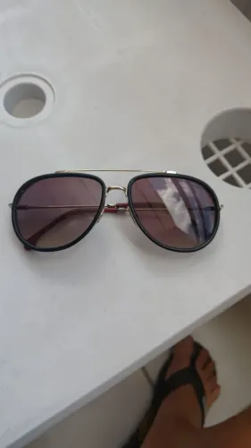 Par de óculos masculino Carrera original estilo aviador com aroma dourado , otimo estado 
