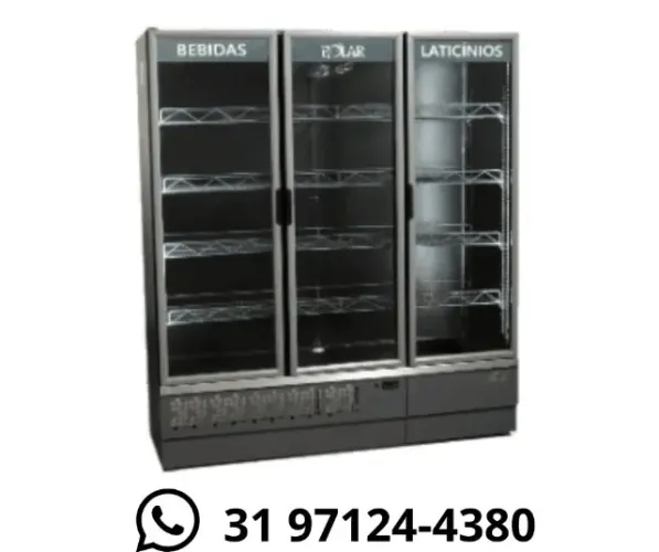 Refrigerador 3 Portas Polar 220v Novo
