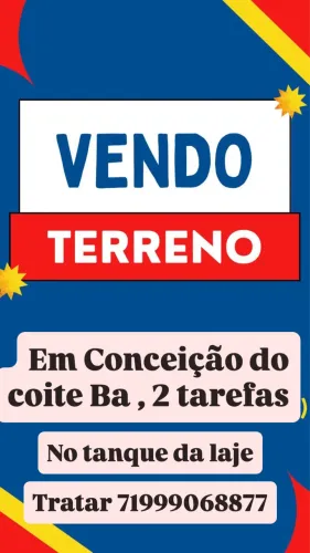 Vende-se um terreno