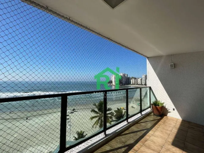 Apartamento frente mar com 3 quartos (3 suítes), 2 vagas e lazer à venda em Jardim Astúria