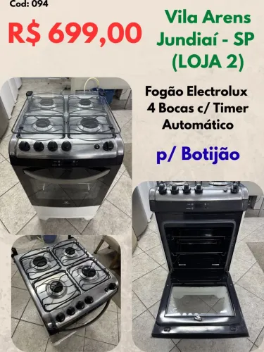 Fogão Electrolux 4 bocas com timer